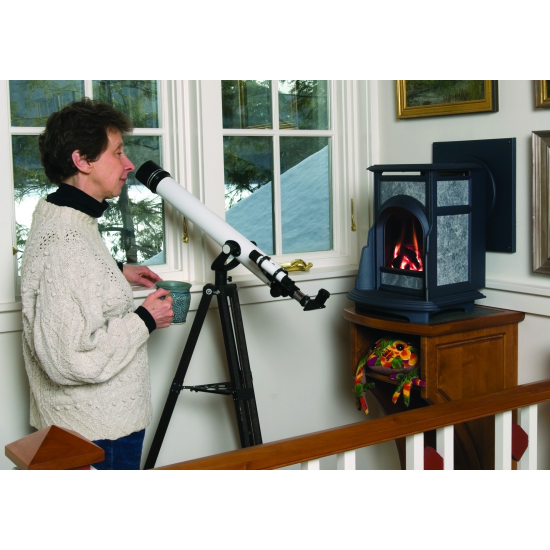 Mini Franklin Soapstone Gas Stove Woodstove